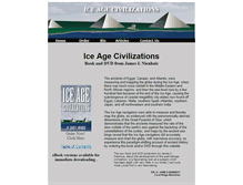 Tablet Screenshot of iceagecivilizations.com